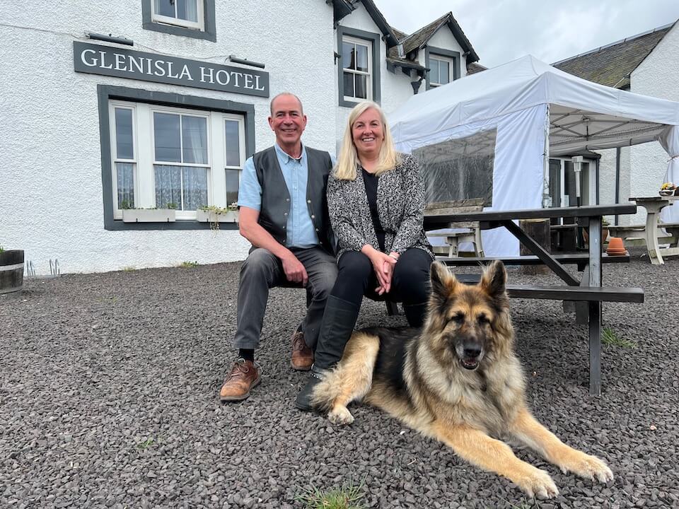 Glen Isla hotel new owners Isobel and Bryan Webster